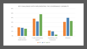 Figure 3: Key challenges in implementing a data governance framework.
