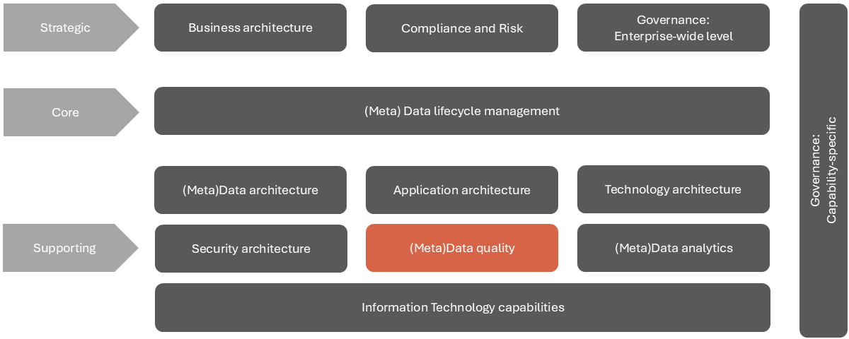 Figure 2: The Data Management Capability Map.
