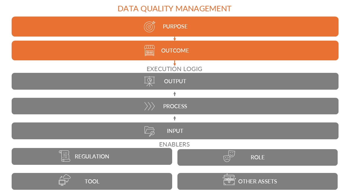 Figure 3: Approach to operationalizing the data chain management capability.